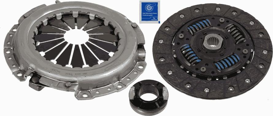 SACHS 3000 951 490 - Комплект зчеплення avtolavka.club