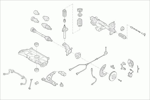 SACHS VW-GOLF-FS106 - Рульове управління avtolavka.club