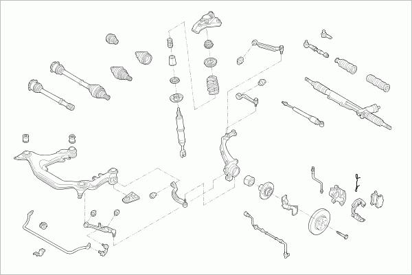 SACHS VW-PASSA-FS046 - Рульове управління avtolavka.club