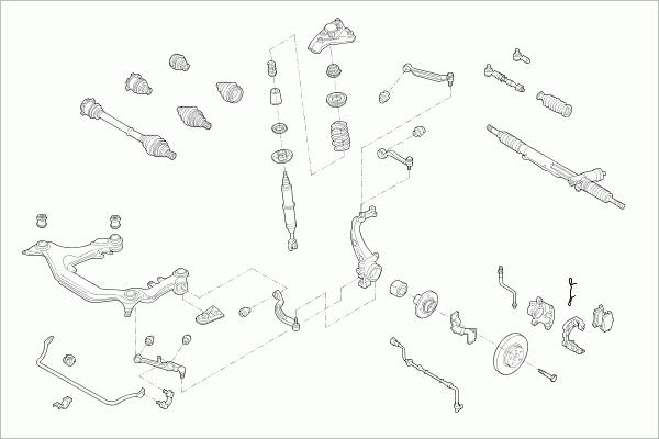 SACHS VW-PASSA-FS040 - Рульове управління avtolavka.club