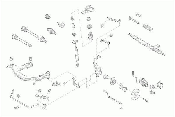 SACHS VW-PASSA-FS047 - Рульове управління avtolavka.club