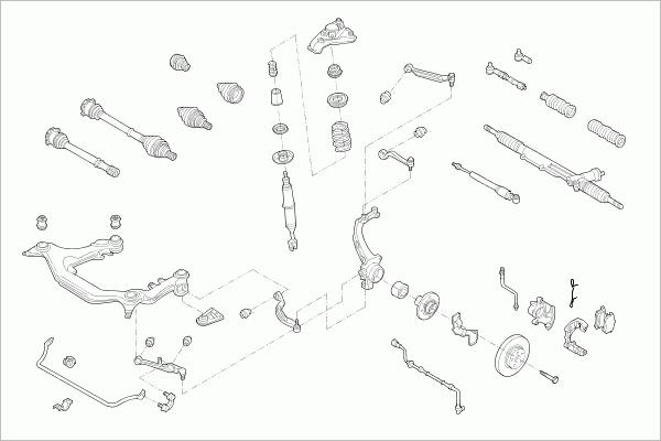 SACHS VW-PASSA-FS060 - Рульове управління avtolavka.club