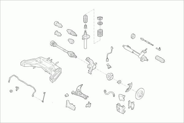 SACHS VW-POLO-FS039 - Рульове управління avtolavka.club