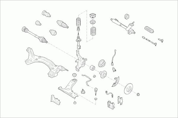 SACHS VW-POLO-FS031 - Рульове управління avtolavka.club