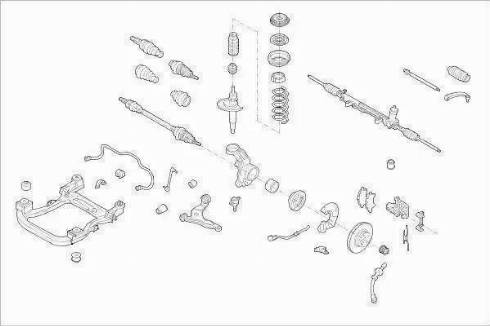 SACHS VW-TRANS-FS025 - Підвіска колеса avtolavka.club