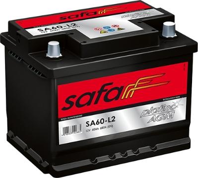 SAFA SA60-L2 - Стартерна акумуляторна батарея, АКБ avtolavka.club