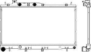 SAKURA Automotive 3421-1011 - Радіатор, охолодження двигуна avtolavka.club