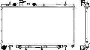 SAKURA Automotive 3421-1020 - Радіатор, охолодження двигуна avtolavka.club