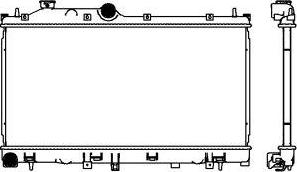 SAKURA Automotive 3421-8507 - Радіатор, охолодження двигуна avtolavka.club