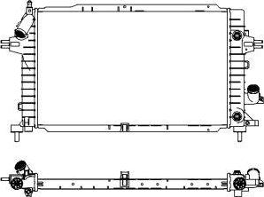 SAKURA Automotive 3351-1022 - Радіатор, охолодження двигуна avtolavka.club