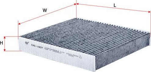 SAKURA Automotive CAC-1807 - Фільтр, повітря у внутрішній простір avtolavka.club