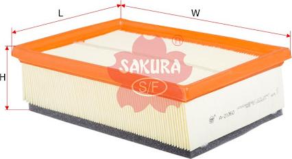 Sakura Filters AU FA-21060 - Повітряний фільтр avtolavka.club