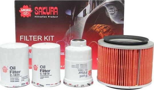 Sakura Filters AU K-18050 - Комплект фільтра avtolavka.club