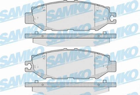 Samko 5SP939 - Гальмівні колодки, дискові гальма avtolavka.club