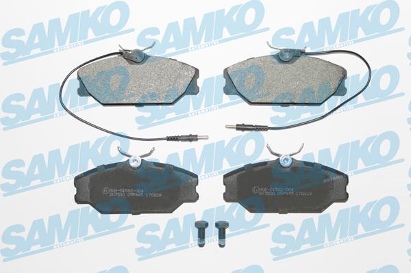 Samko 5SP445 - Гальмівні колодки, дискові гальма avtolavka.club