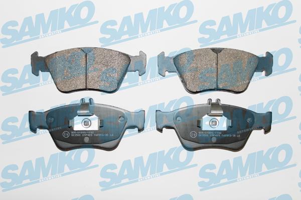 Samko 5SP409 - Гальмівні колодки, дискові гальма avtolavka.club