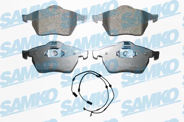 Samko 5SP635A - Гальмівні колодки, дискові гальма avtolavka.club