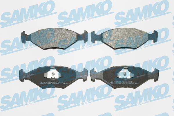 Samko 5SP016 - Гальмівні колодки, дискові гальма avtolavka.club