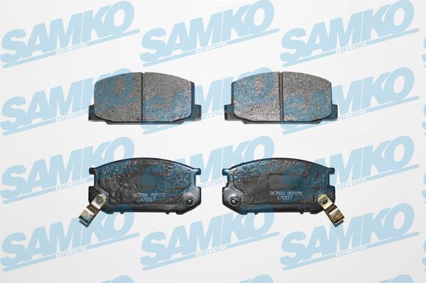 Samko 5SP070 - Гальмівні колодки, дискові гальма avtolavka.club