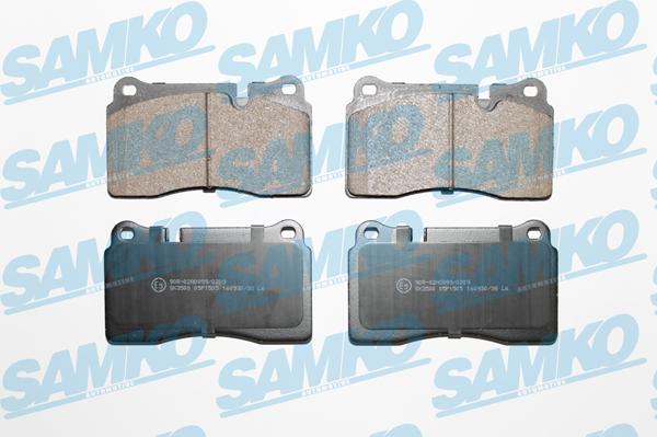 Samko 5SP1505 - Гальмівні колодки, дискові гальма avtolavka.club