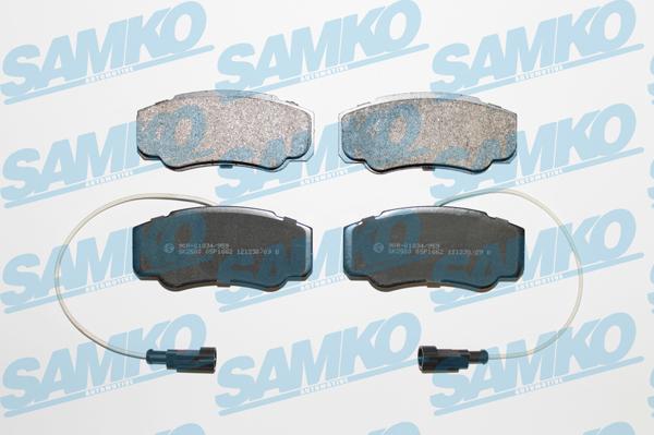 Samko 5SP1662 - Гальмівні колодки, дискові гальма avtolavka.club