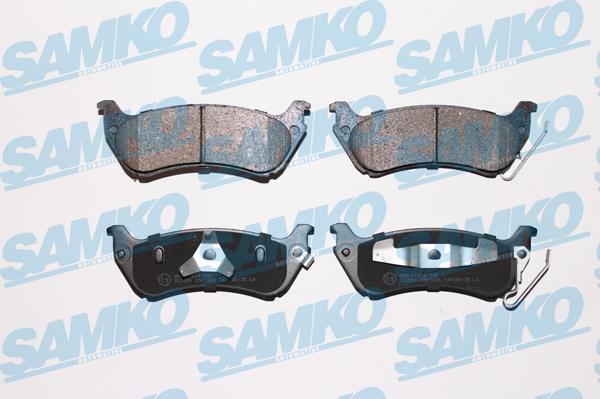 Samko 5SP1065 - Гальмівні колодки, дискові гальма avtolavka.club