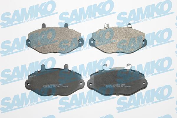 Samko 5SP1066 - Гальмівні колодки, дискові гальма avtolavka.club