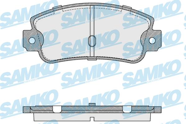 Samko 5SP106 - Гальмівні колодки, дискові гальма avtolavka.club