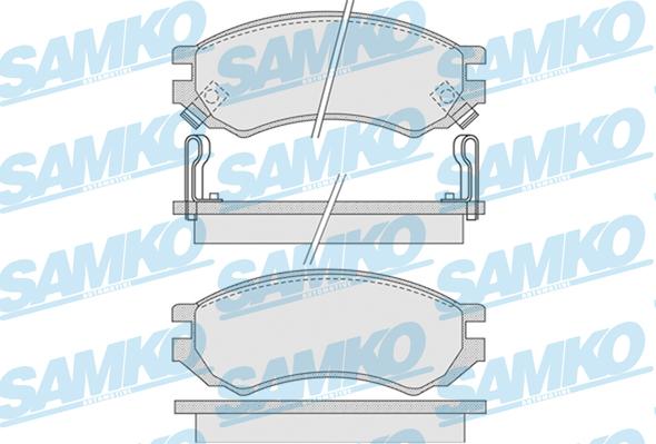 Samko 5SP1008 - Гальмівні колодки, дискові гальма avtolavka.club