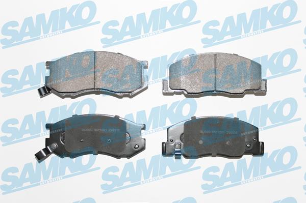 Samko 5SP1021 - Гальмівні колодки, дискові гальма avtolavka.club