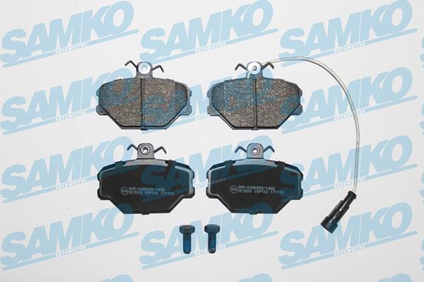 Samko 5SP102 - Гальмівні колодки, дискові гальма avtolavka.club