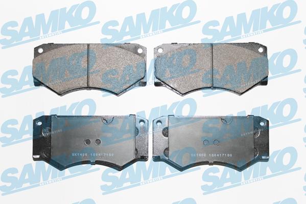 Samko 5SP180 - Гальмівні колодки, дискові гальма avtolavka.club