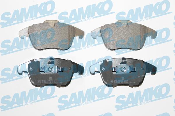 Samko 5SP1255 - Гальмівні колодки, дискові гальма avtolavka.club