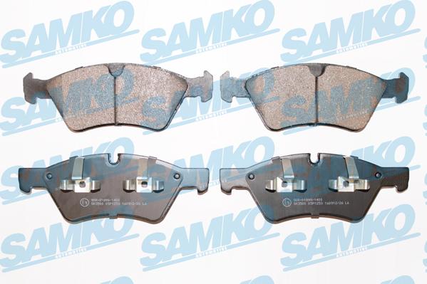 Samko 5SP1253 - Гальмівні колодки, дискові гальма avtolavka.club