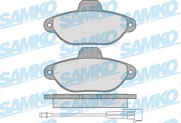 Samko 5SP1262 - Гальмівні колодки, дискові гальма avtolavka.club