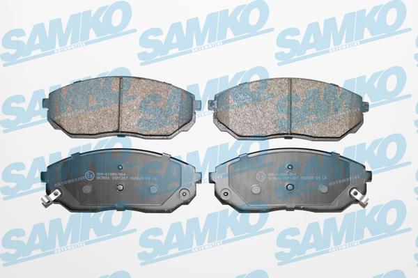 Samko 5SP1207 - Гальмівні колодки, дискові гальма avtolavka.club