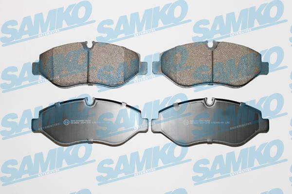 Samko 5SP1275 - Гальмівні колодки, дискові гальма avtolavka.club