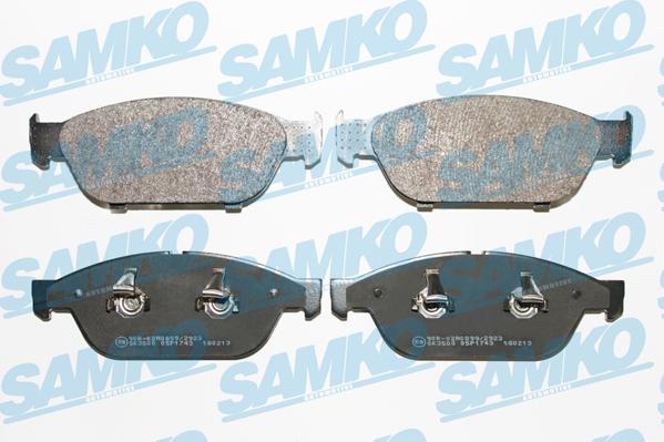 Samko 5SP1743 - Гальмівні колодки, дискові гальма avtolavka.club