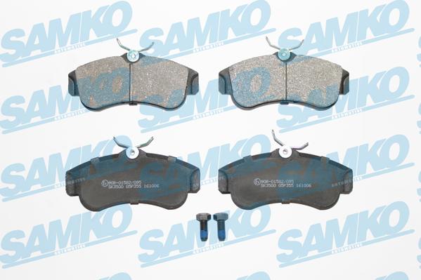 Samko 5SP355 - Гальмівні колодки, дискові гальма avtolavka.club