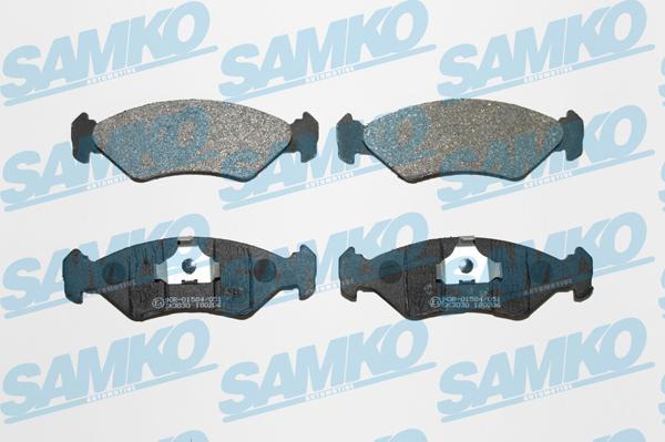 Samko 5SP295 - Гальмівні колодки, дискові гальма avtolavka.club