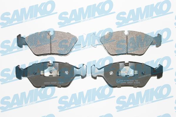 Samko 5SP237 - Гальмівні колодки, дискові гальма avtolavka.club