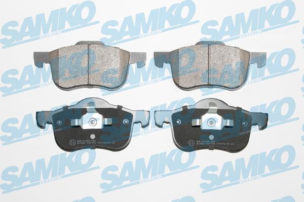 Samko 5SP704 - Гальмівні колодки, дискові гальма avtolavka.club