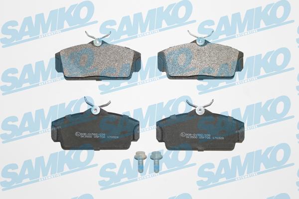 Samko 5SP706 - Гальмівні колодки, дискові гальма avtolavka.club