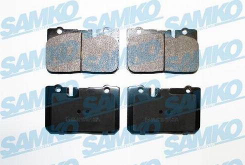 Samko 5SP702 - Гальмівні колодки, дискові гальма avtolavka.club
