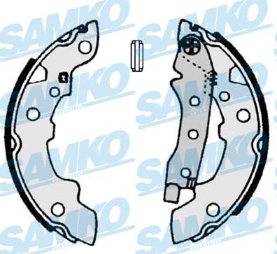 Samko 80500 - Комплект гальм, барабанний механізм avtolavka.club