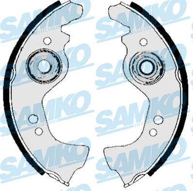 Samko 80700 - Комплект гальм, барабанний механізм avtolavka.club