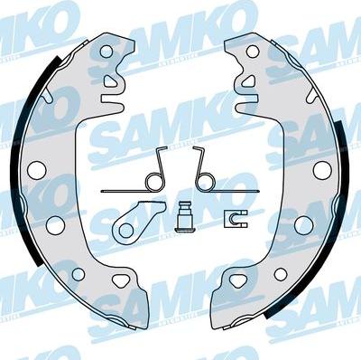 Samko 80771 - Комплект гальм, барабанний механізм avtolavka.club