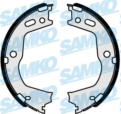 Samko 81046 - Комплект гальм, барабанний механізм avtolavka.club