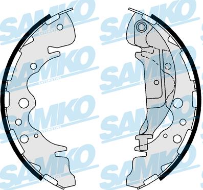 Samko 81025 - Комплект гальм, барабанний механізм avtolavka.club