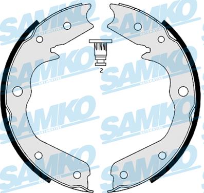 Samko 88970 - Комплект гальм, барабанний механізм avtolavka.club